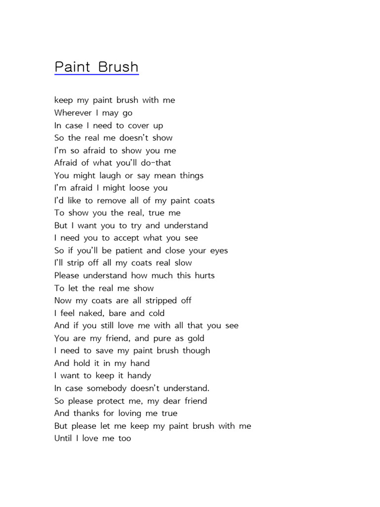 Paint Brush | PDF