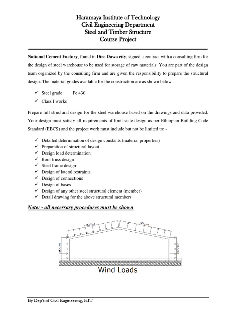 Steel Warehouse Design Project Guide | PDF | Art | Computers