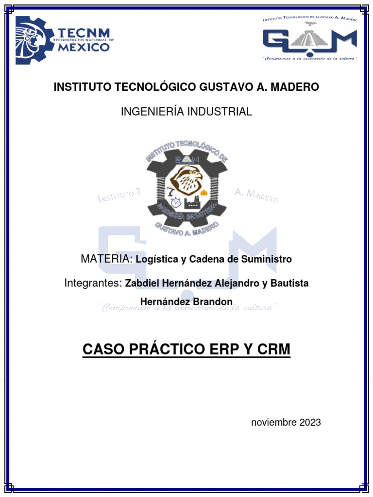 ERP y CRM en Microsoft Dynamics 365 | PDF | Planificación de recursos ...