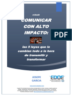 eBook Comunicar Con Alto Impacto. Las 5 Leyes Que Lo Cambian Todo