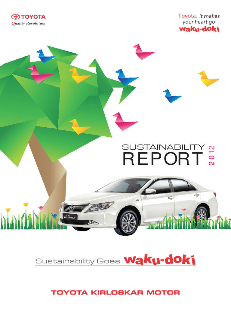 Sustainability Report12 Fe | PDF | Toyota | Sustainability