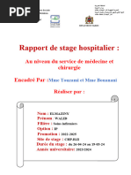 Rapport de stage en soins infirmiers | PDF | Allaitement | Accueil et ...