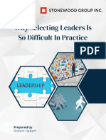 Why Selecting Leaders Is So Difficult in Practice
