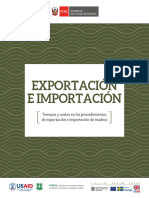 05 - Exportación e Importación - Tiempos y Costos en Los Procedimientos de Exportación e Importación de Madera