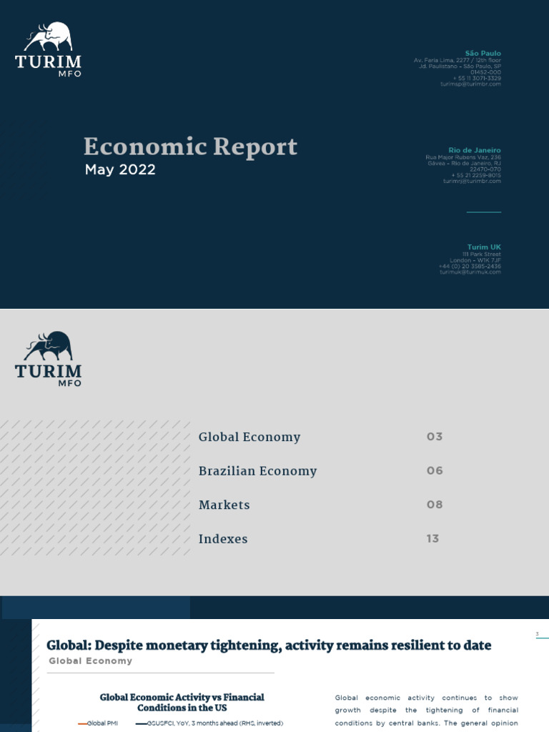 Economic Report May 2022 | PDF | Inflation | Interest Rates