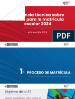 Asistencia Técnica - Matrícula Escolar 2024