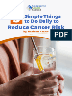 5 Simple Things To Reduce Cancer Risk