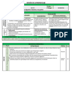 Sesión de Aprendizaje El Sistema Digestivo