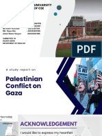 Presentation On Israel and Palastenian Conflict On Gaza