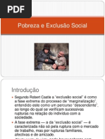 Pobreza e Exclusão Social