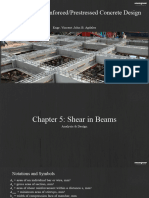 Ce 326 Chapter 5 - Shear in Beams