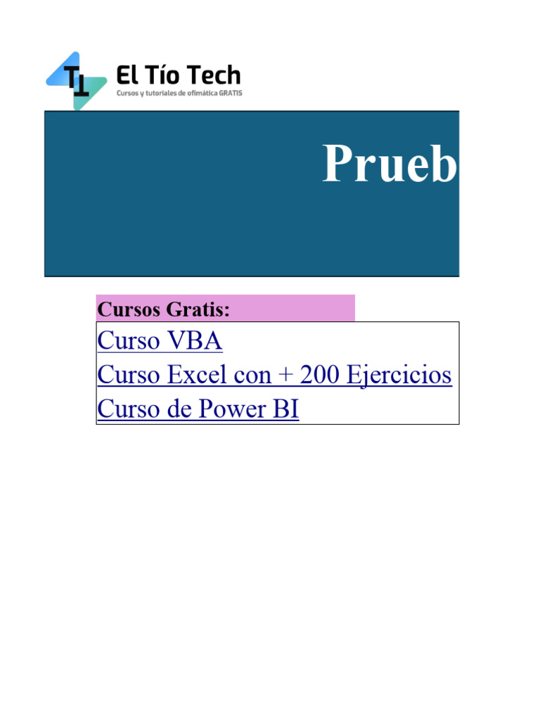 Puedes Aprobar Esta Prueba De Entrevista De Excel Descargar Gratis