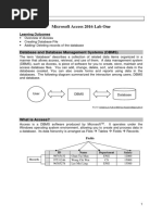SEHH1007 Tutorial - Microsoft Access 2016 (Lab 1)