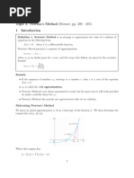 Week 12.3E Newtons Method