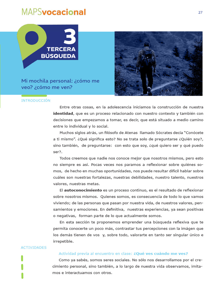 Autoconocimiento y percepción personal | PDF