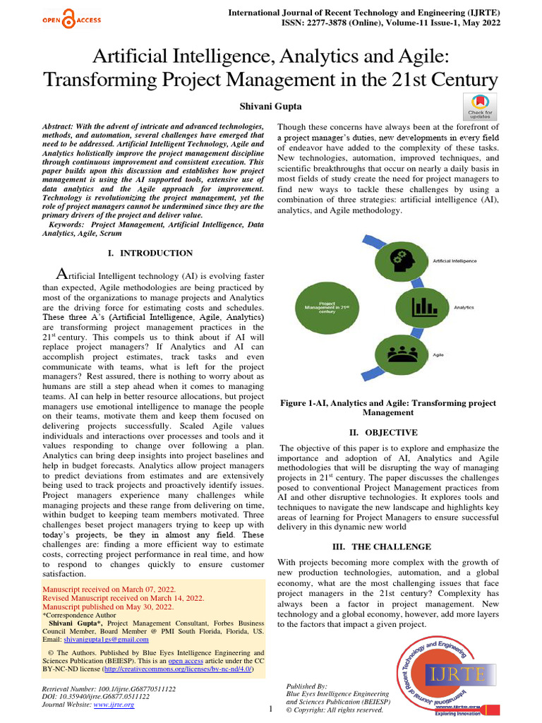 Artificial Intelligence Analytics and Agile Transf | PDF | Artificial ...