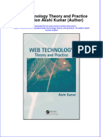 [Download pdf] Web Technology Theory And Practice 1St Edition Akshi Kumar Author online ebook all chapter pdf 