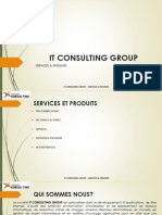 PRESENTATION SERVICES IT CONSULTING GROUP