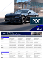 Mustang DH 2024 Specs Sheet DKNHVSNNKDN