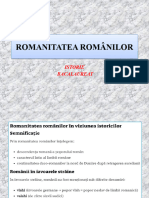ROMANITATEA ROMÂNILOR CU SURSE