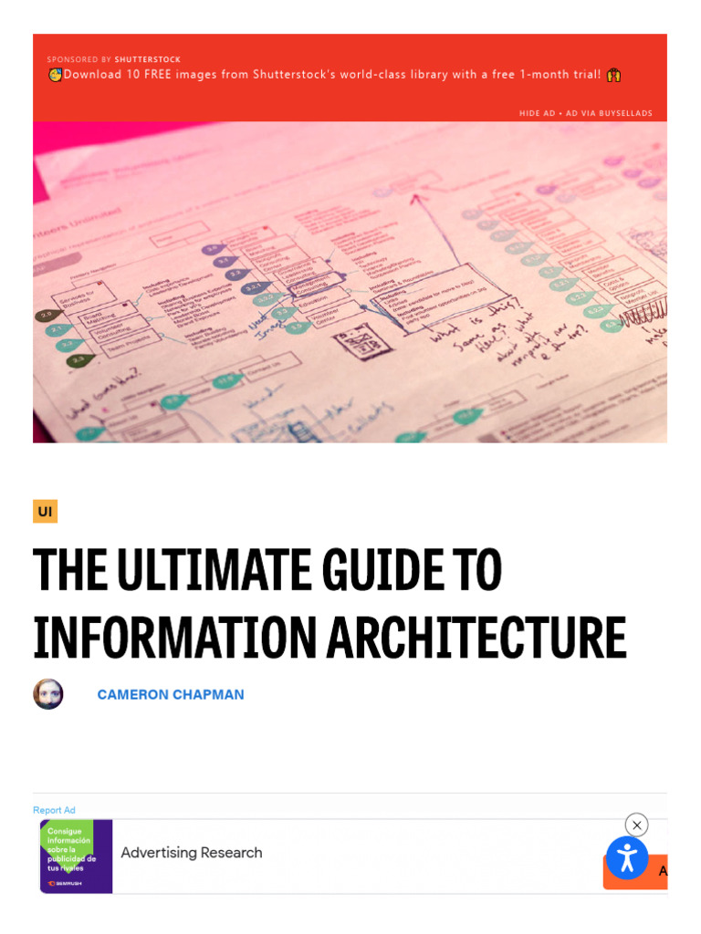 Ultimate Guide to Information Architecture | PDF | Menu (Computing ...