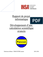 Rapport Projet Informatique