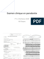 Examen Clinique en Parodontie 2020 (Étudiants)