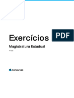 Caderno de Exercicios Magistratura Estadual 1 Fase 2019