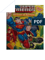 superman in dc super friends heroes in action book