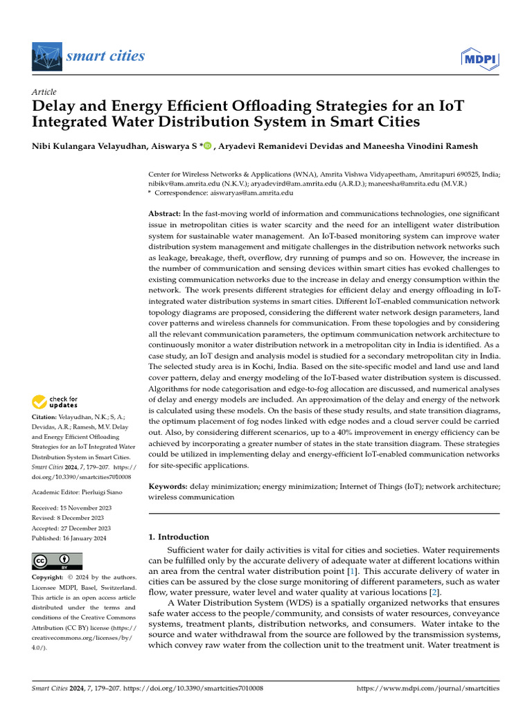 Delay and Energy Efficient Off | PDF | Internet Of Things | Computer ...