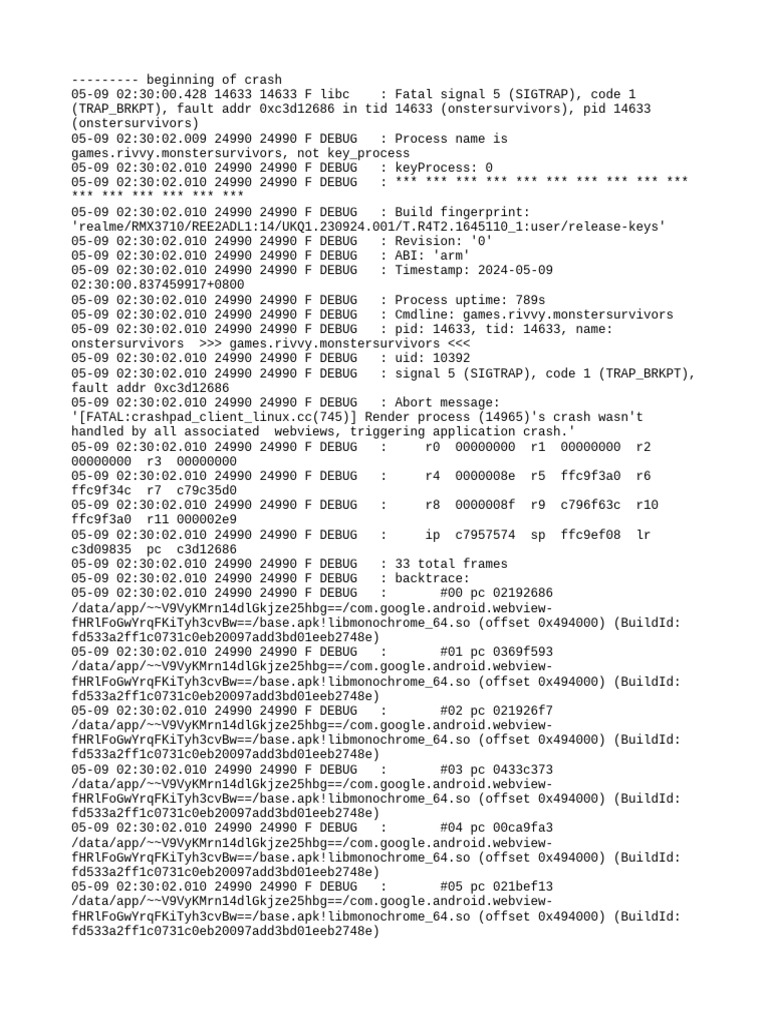 Mod Menu Log - Games - Rivvy.monstersurvivors | PDF | Computer Programming  | Software Development