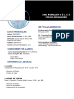 Currículum Vitae - Diego Pomader2023