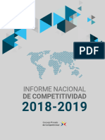 Informe Nacional de Competitividad - Inc 2018