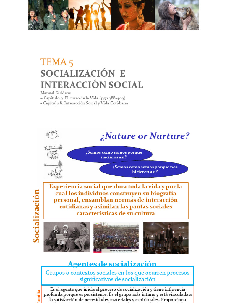 Socialización e Interacción Social en la Vida | PDF | Socialización ...