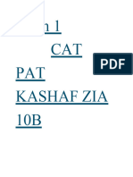 Term 1 CAT PAT Kashaf Zia 10B