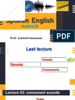 Lecture 3 Spoken English - Elbouchti