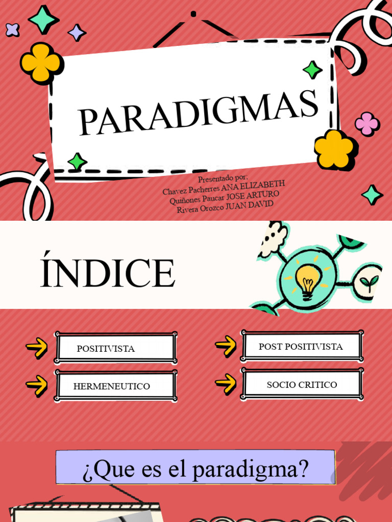 Grupo 04 - Paradigmas - Primaria 1a | PDF | Paradigma | Positivismo