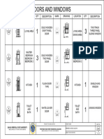 Doors and Windows Schedule Overview | PDF | Window | Door