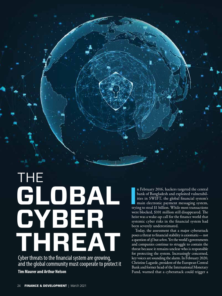 Global Finance Cybersecurity Alert | PDF | Computer Security | Security