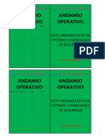 Tarjeta de Andamios Verde