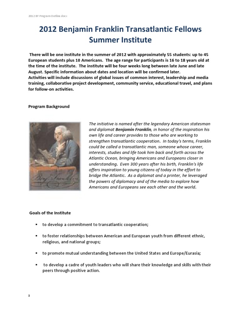 2012 BF Program Outline | PDF | Mass Media | Leadership