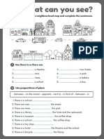 What Can You See - City Description Worksheet