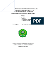 Analisis Kebutuhan Dan Tujuan Pembelajaran Berbasis Ict (Kel 3)