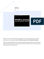 [Fix] Mengatasi NTLDR is Missing