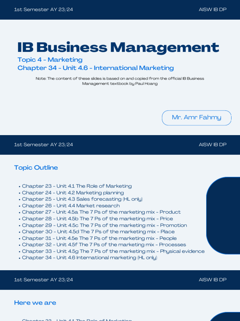 Grade 11 unit 4 6 international marketing pdf brand marketing