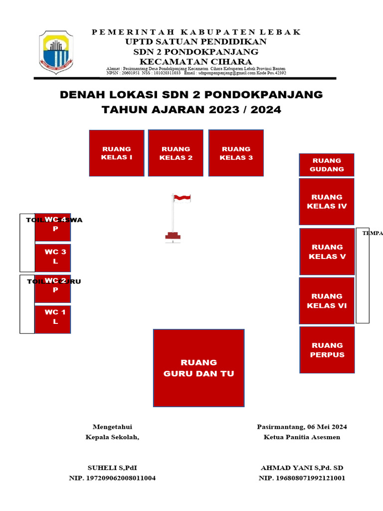 Denah Sekolah 2024 Pdf