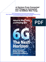 6G The Next Horizon From Connected People and Things To Connected Intelligence 1St Edition Wen Tong Online Ebook Texxtbook Full Chapter PDF