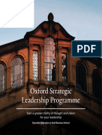 Strategic Leadership Programme Brochure