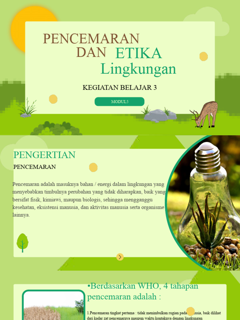 Pencemaran Dan | PDF | Pengembangan Diri | Kesehatan Holistik