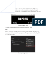 Digital Clock Lecture 3 final